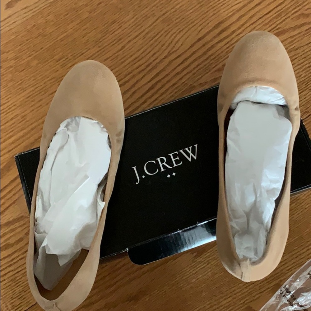 JCrew women’s suede Anya ballet flats size 7.5